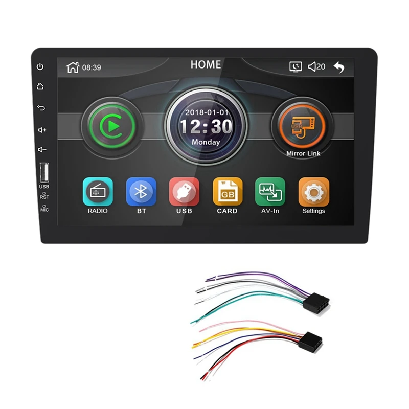 

9 Inch 1Din Car MP5 Player with 9 Inch Press Screen Android 9.1 HD 2.5D Quad Core 2 Din Car Mp5 Player 1Gb+16Gb