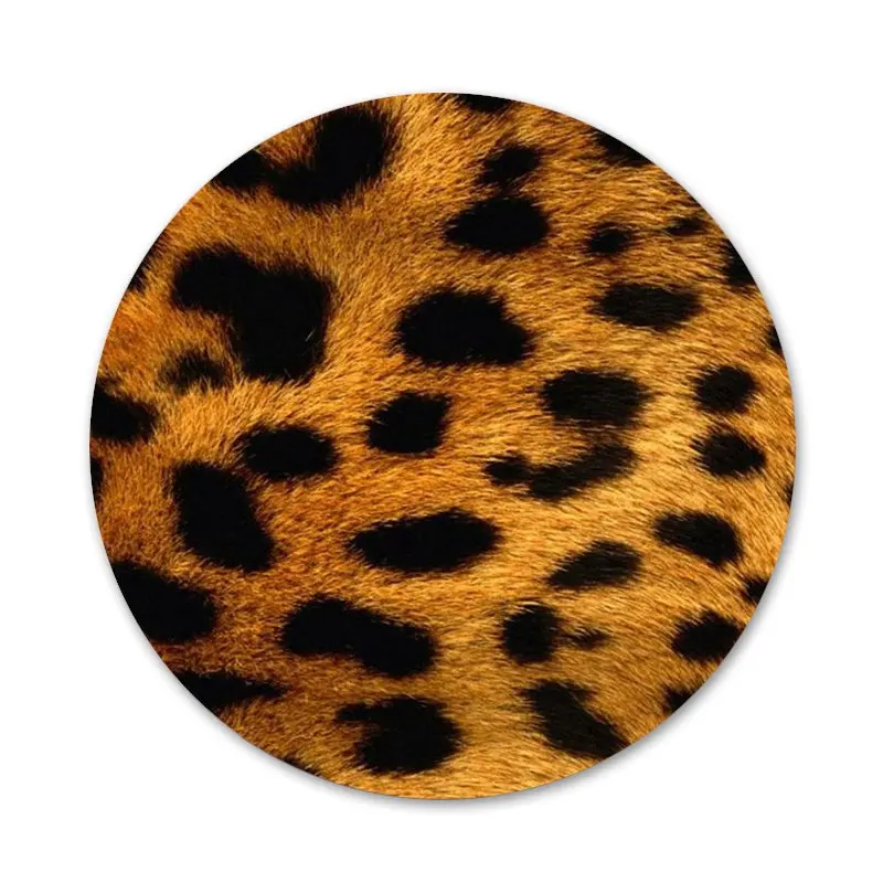 58 мм модные значки с тигром и леопардовым принтом в виде пантеры украшения броши