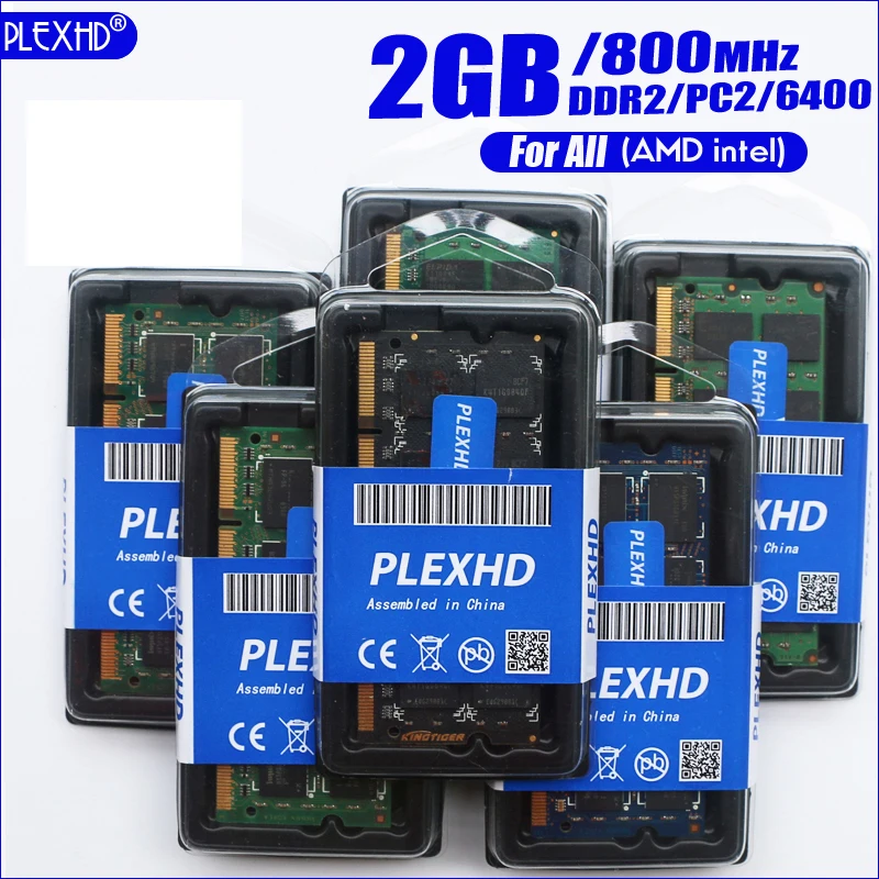 PLEXHD 2G 2 ГБ 4 8 DDR2 DDR3 PC3 pc2 6400 800 МГц память ноутбука ddr2 667 200pin ноутбук RAM hynix sec