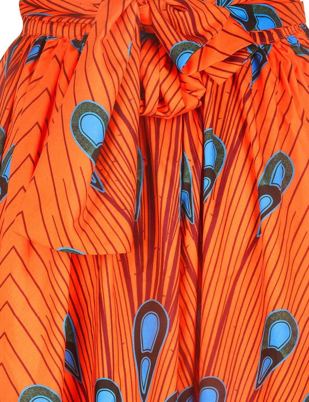 Fadzeco Summer African Dresses for Women New Fashion Robe Dashiki Dress Ethnic Print Backless Sexy African Dress