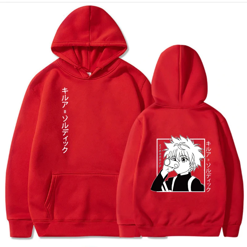 Толстовки Kawaii Hunter X для мужчин и женщин толстовка с длинным рукавом худи Killua Zoldyck