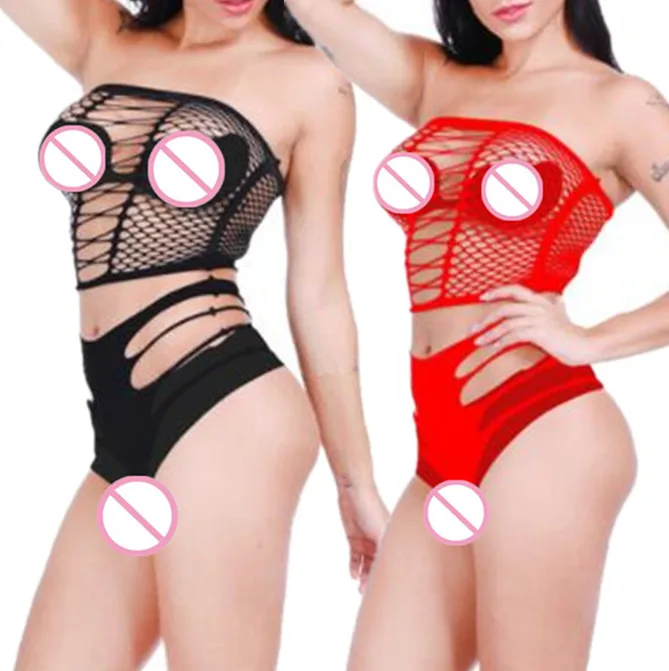 Sexy Lingerie Set Fishnet Bodysuit Hollow Nightwear shengrenmei Lady Catsuit Net Nightdress Women Bodystocking Costums | Тематическая