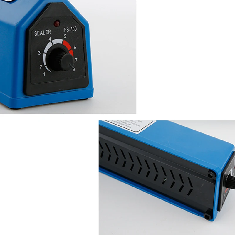 

220V 400W 12 Inch Impulse Sealer Heat Sealing Machine Kitchen Food Sealer Vacuum Bag Sealer Bag Packing Tools Us Plug