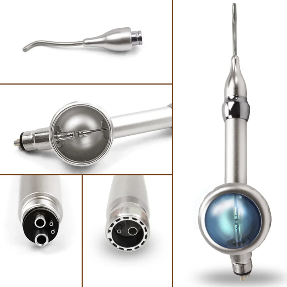 Dental Air Polisher Jet Air Flow Prophy Oral Hygiene Teeth Whitening Cleaning Polishing Tool Nozzle 2 /4 Hole