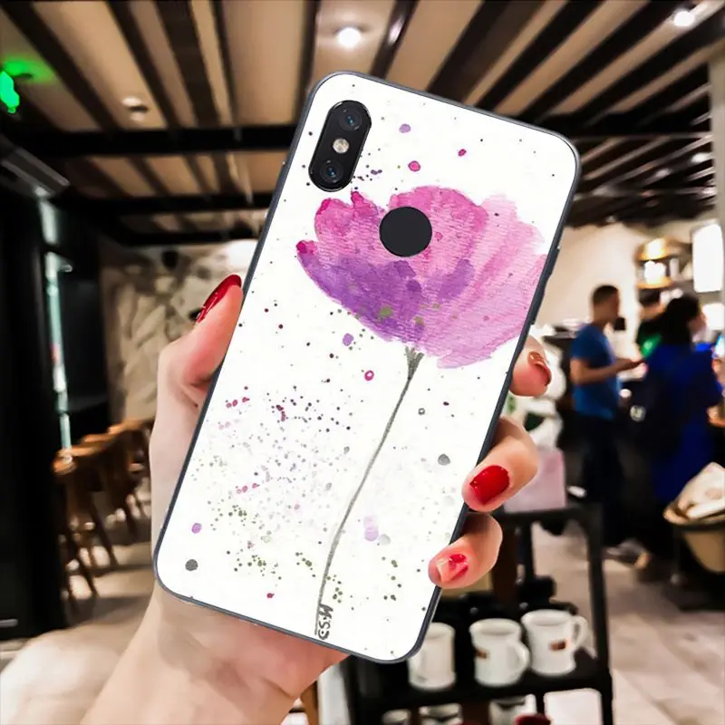 MaiYaCa акварельный цветок Одуванчик Лаванда Фиолетовый чехол для телефона Xiaomi Redmi8