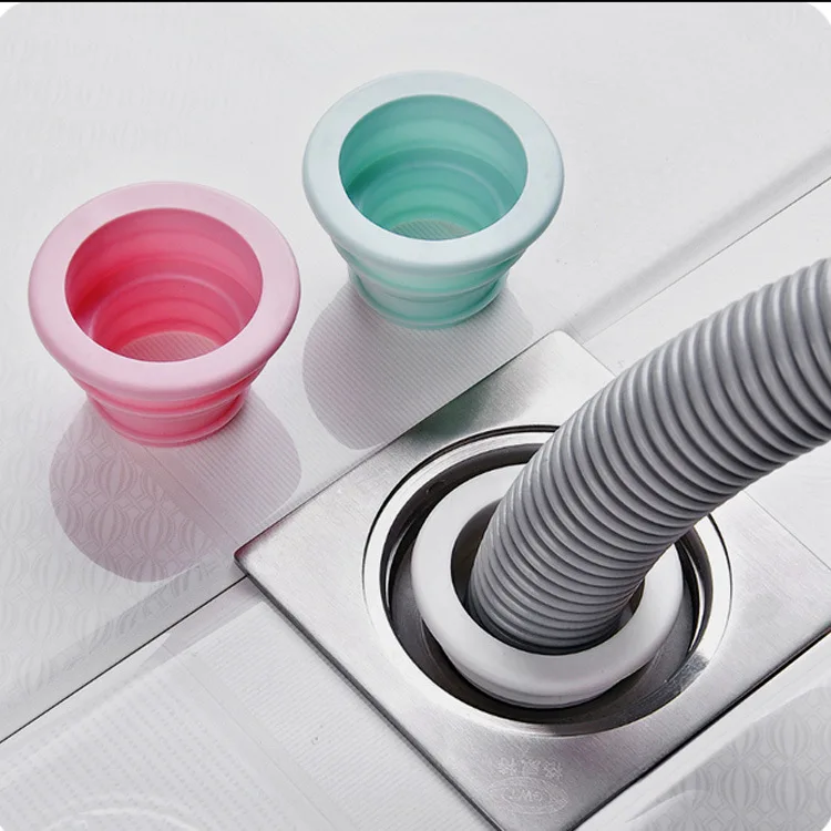 

Kitchen sewer sealing ring pipe anti odor sealing plug washing machine drainage pipe floor drain seal