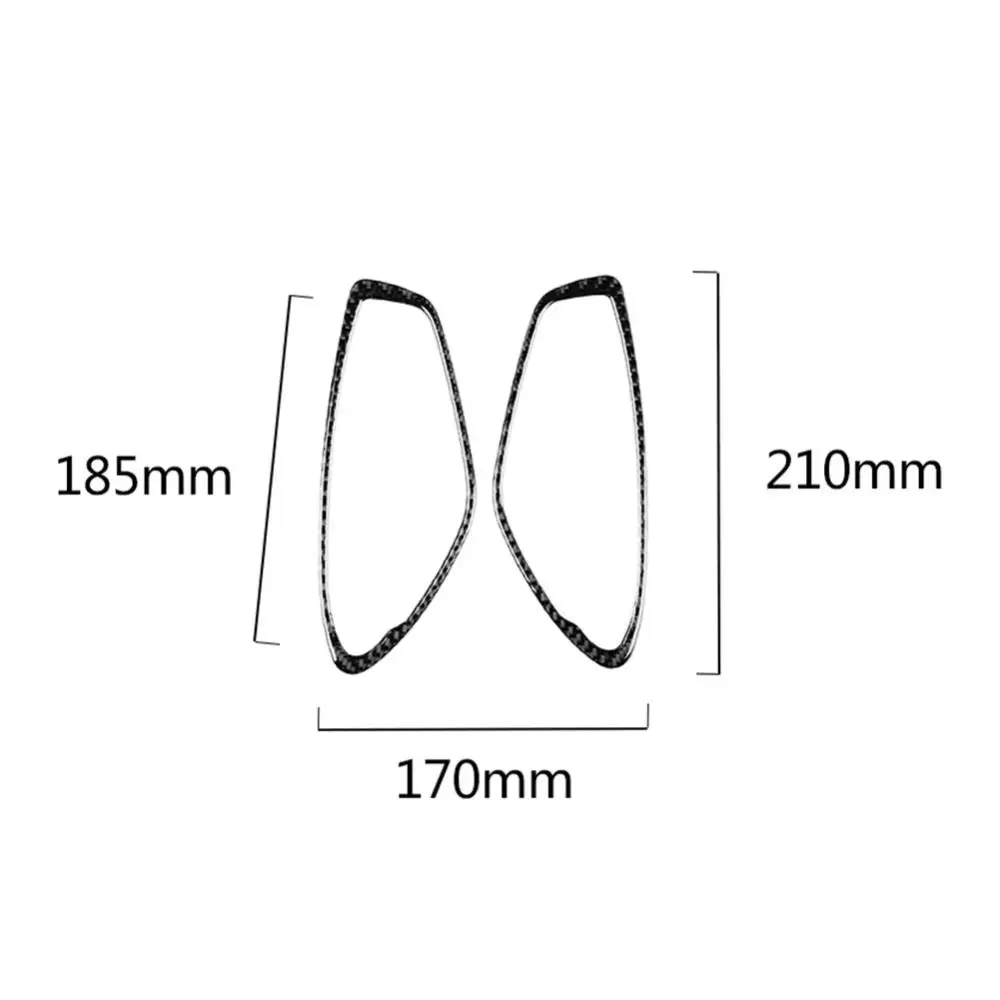 

2Pcs/Set Carbon Fiber Car Inner Door Handle Stickers Decor for Chevrolet Camaro Car Exterior Accessories