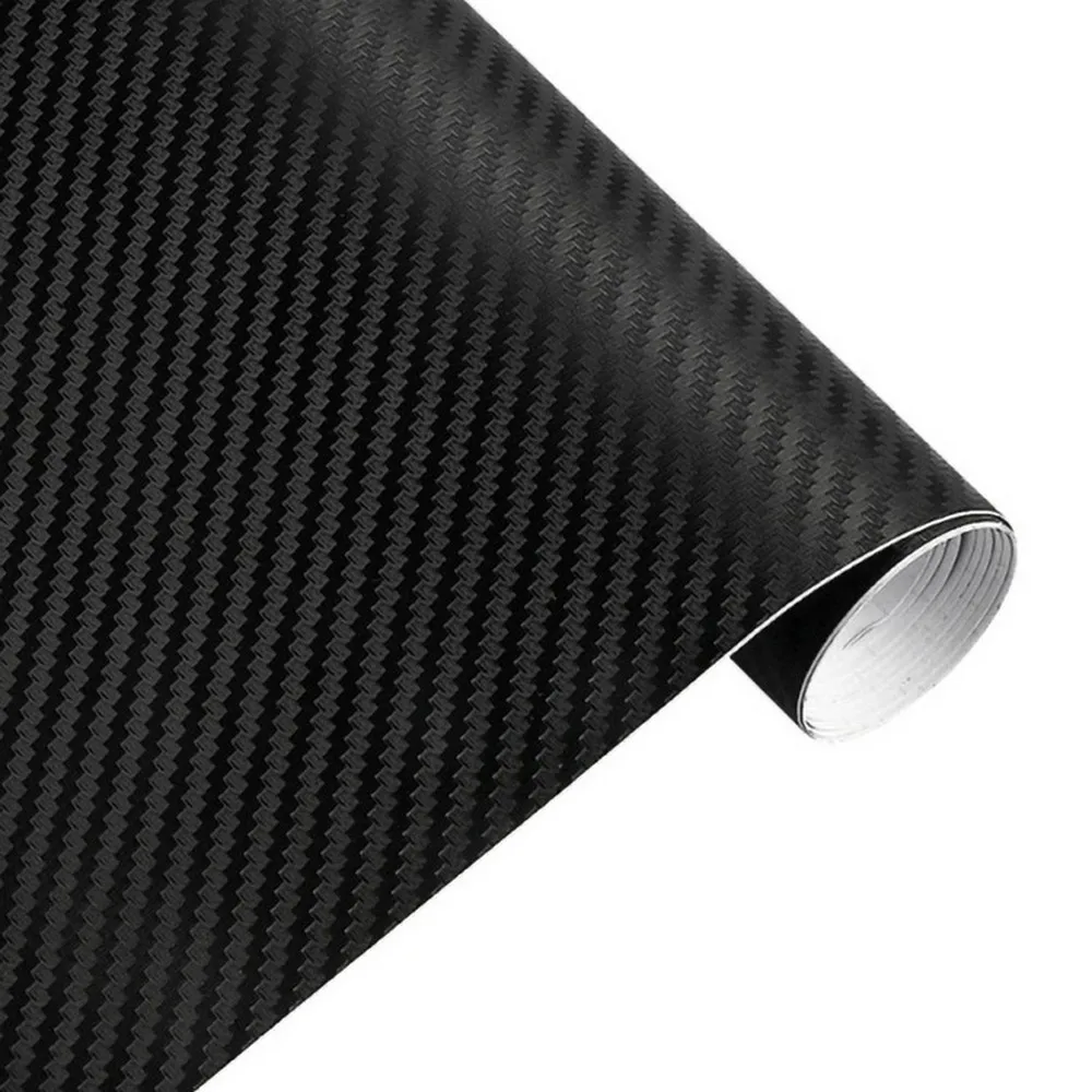 30cmx127cm 3D Carbon Fiber Vinyl Car Wrap Sheet Roll Film stickers and Decals Styling Accessories Automobiles | Автомобили и