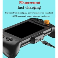 for nintendo switch gamepad controller handheld grip double motor vibration built in 6 axis gyro design joycon with storage bag