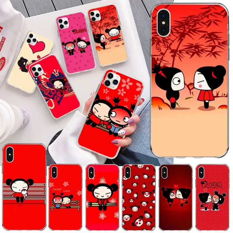 CUTEWANAN милый мультяшный черный мягкий чехол для iPhone 11 pro XS MAX 8 7 6 6S Plus X 5S SE 2020 XR |