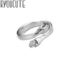 Женское кольцо на палец, массивное ювелирное украшение для свадьбы, подарок на день Святого Валентина, кольца объятия