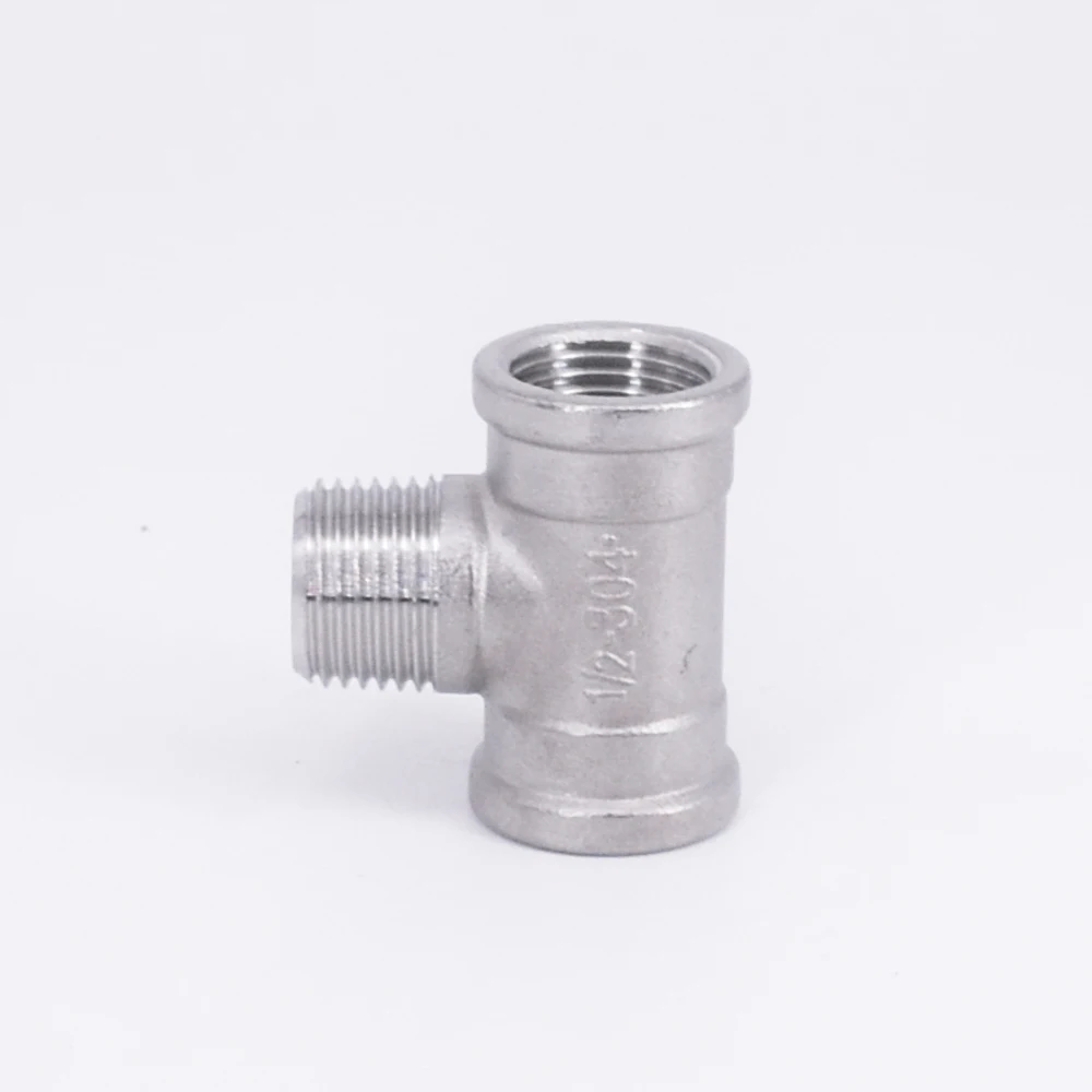 Все типы 1/2 дюйма BSPT наружная и внутренняя резьба тройник 3 способа 304 фитинги из
