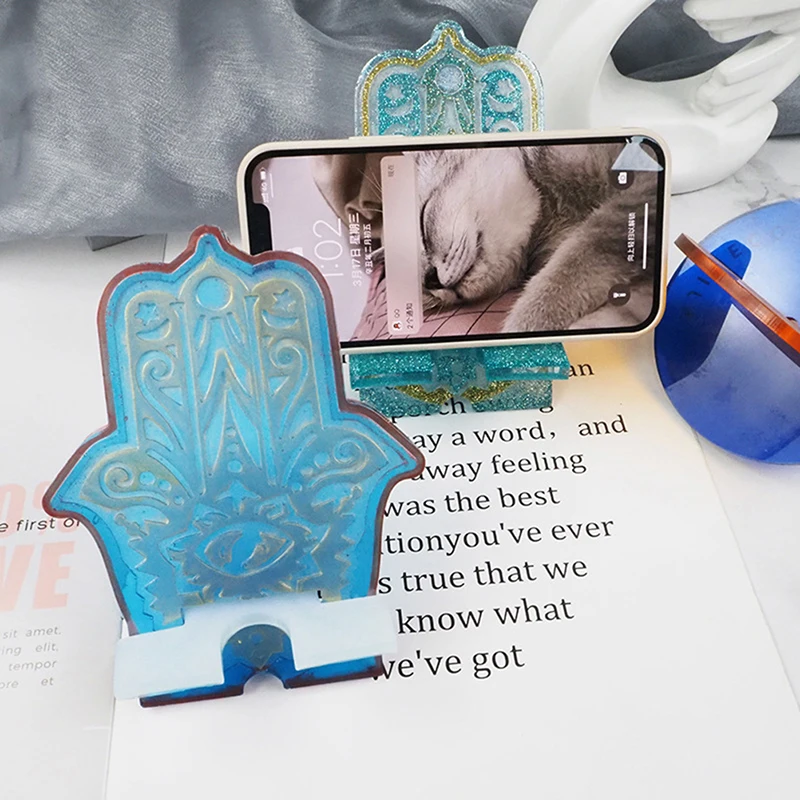 

Phone Stand Resin Mold Cellphone Holder Epoxy Casting Molds for DIY Craft silicone mold for resin