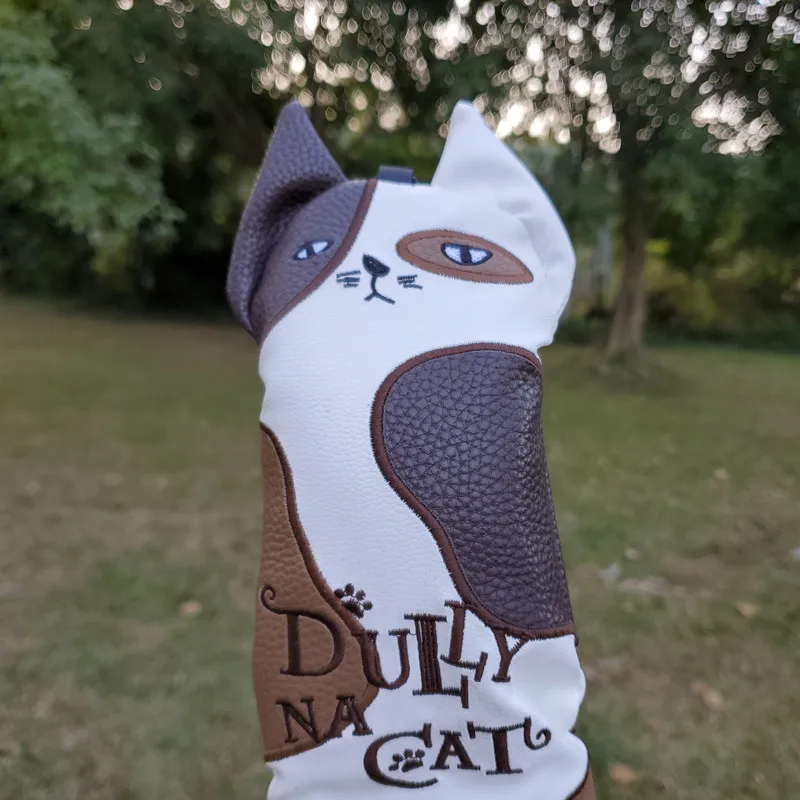 Новый чехол для головы гольфа DULLY NA CAT из искусственной кожи Гибридный водителя |