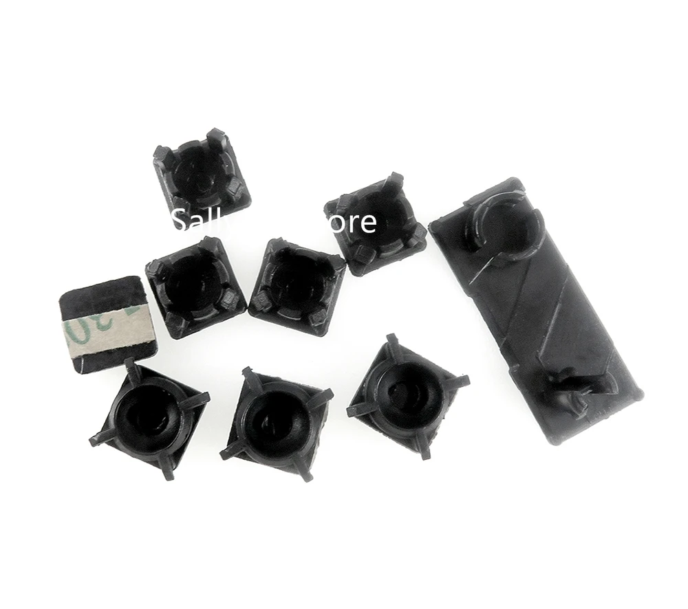9 in 1 Rubber Feet Cover Set Plastic Bottom Screw Covers Spares set For PS3 Slim Full dust plug cover | Электроника