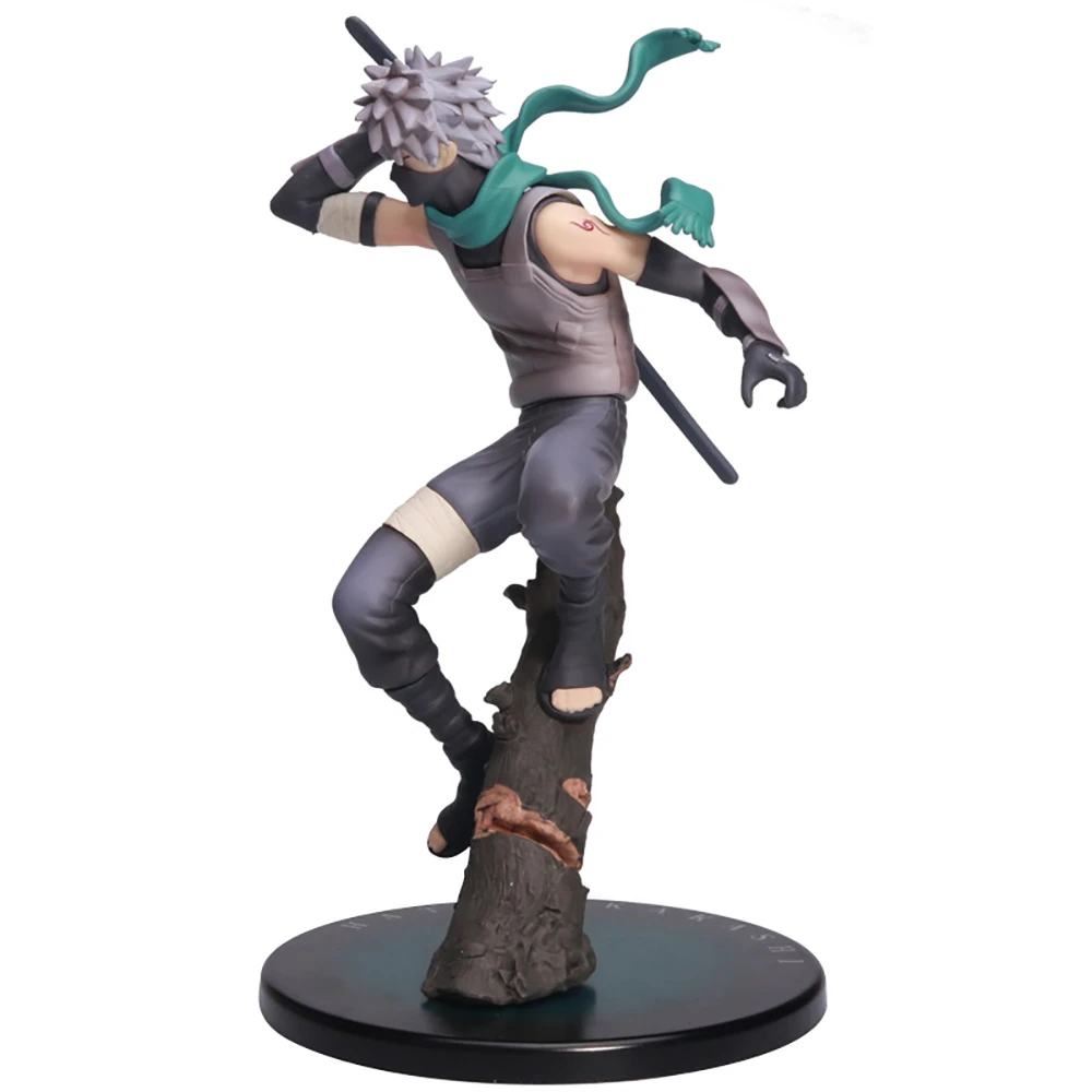 Аниме модель Hatake Kakashi Anbu Ver. Наруто Shippuden Экшн фигурка 21 см ПВХ сменная голова