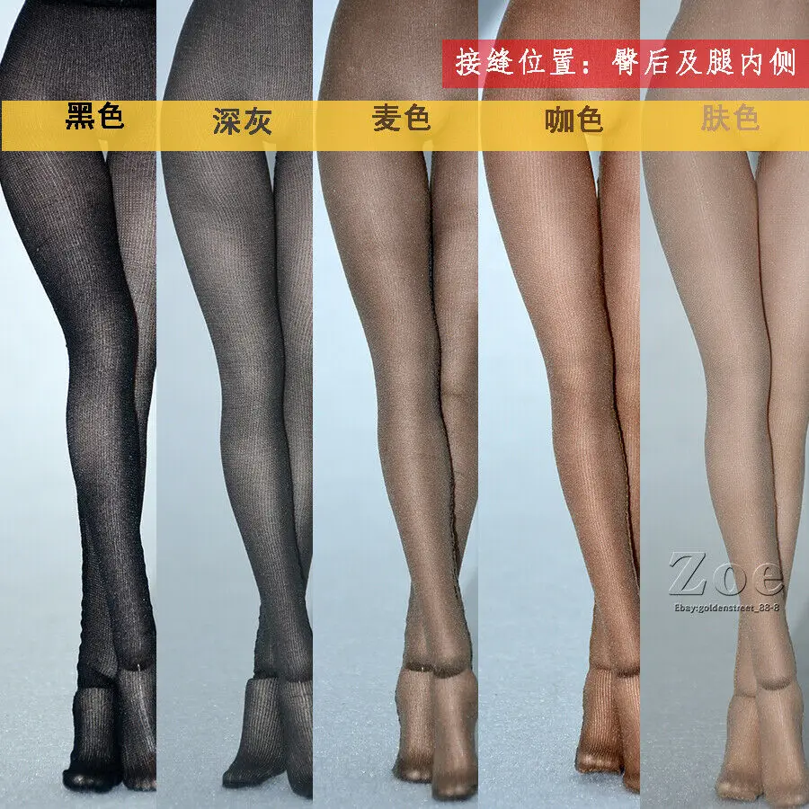 

1/6 Ultra-thin Stockings Pantyhose Clothes Toy Fit 12'' Female TBL PH JO Body
