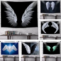 nordic psychedelic angel wings tapestry wall hanging background art cloth beach yoga mat cloth bedside dormitory decoration