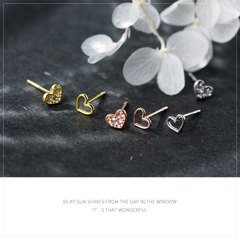 Colusiwei романтическое Новое серебро 925 пробы прозрачное цирконовое сердце