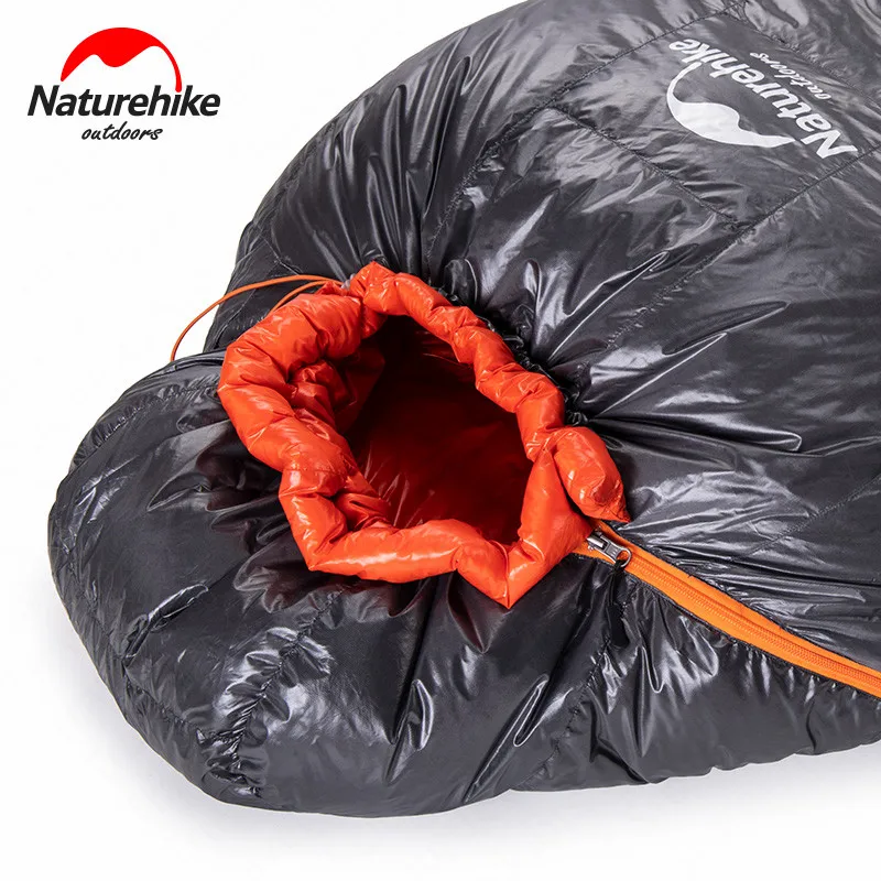 Naturehike Sleeping Bag 90% Filled Goose Down Mummy Thicken Windproof Warm Winter Down Sleeping Bag Ultralight 800FP