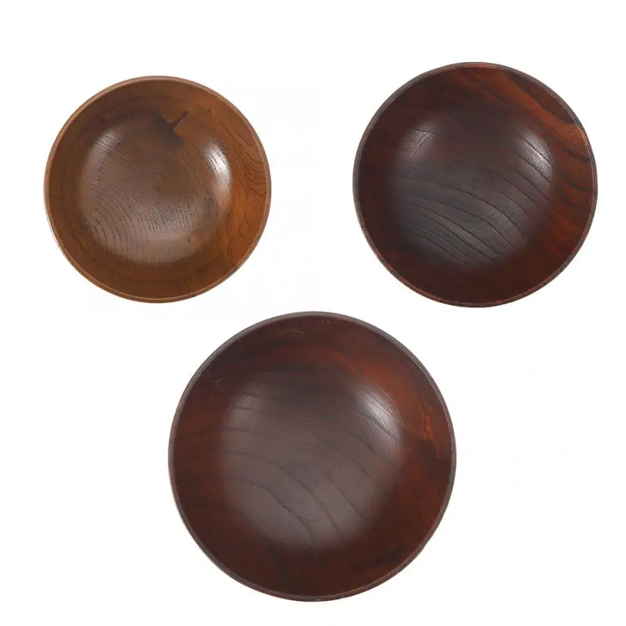 Фруктовый салат лапша рис столовая Деревянная миска кухонная утварь контейнер