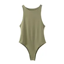 Body informal Sexy para mujer, Pelele de playa ajustado para chica, traje de marca, novedad de verano y otoño 2020