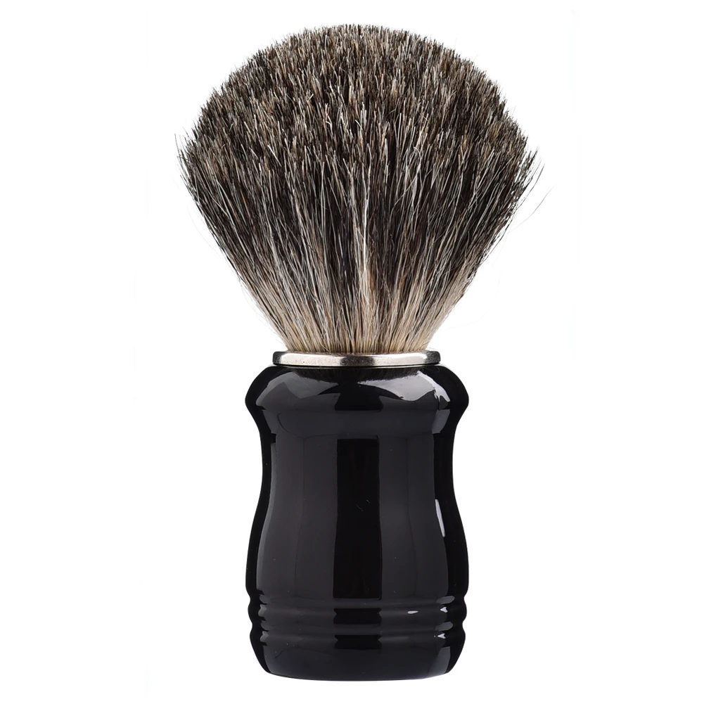 Чистая щетка для бритья барсука с ручкой из смолы Высококачественная