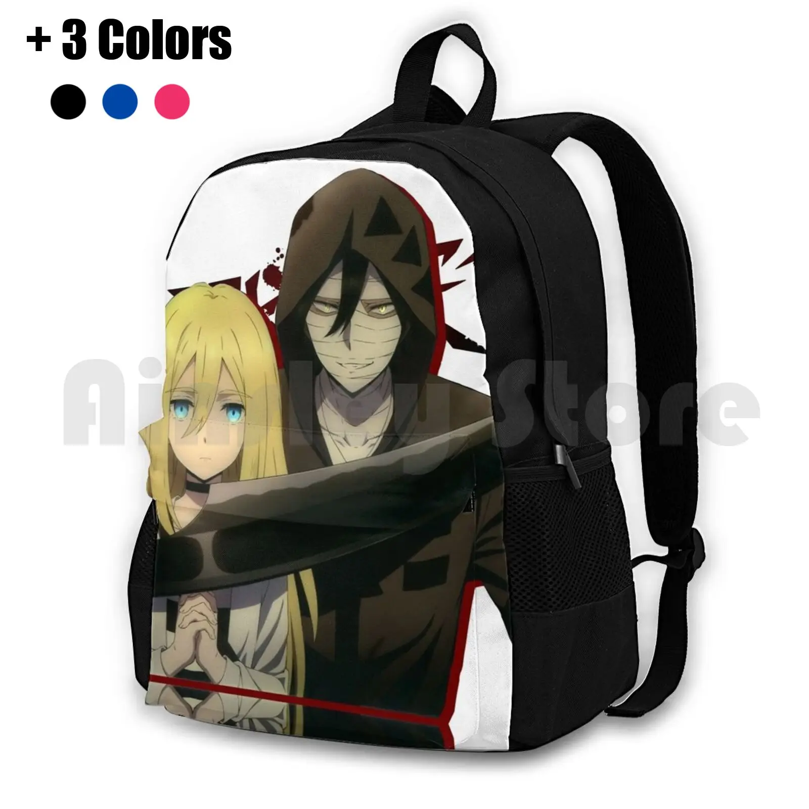 

Satsuruki No Tenshi-Angels Of Death Outdoor Hiking Backpack Waterproof Camping Travel Satsuruki No Tenshi Angels Of Death