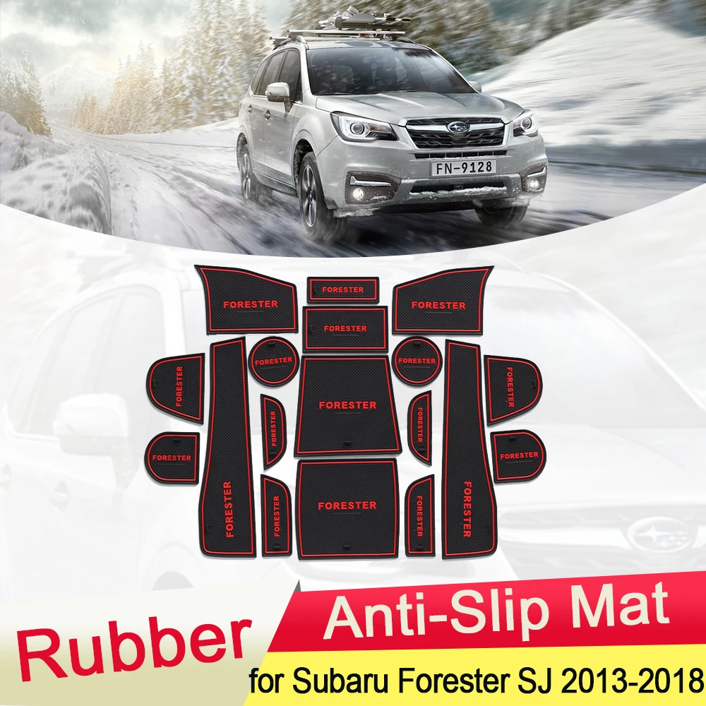 Для Subaru Forester SG SH SJ SK 2013 2014 2015 2016 2017 2018 резиновый противоскользящий коврик для двери