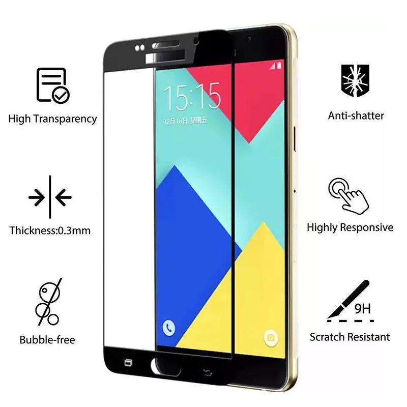 Tempered Glass Phone Case for Samsung J3 J5 J7 2016 2017 J4 J6 2018 Protective Screen Protector on Galaxy J 3 5 7 4 6 Film | Мобильные