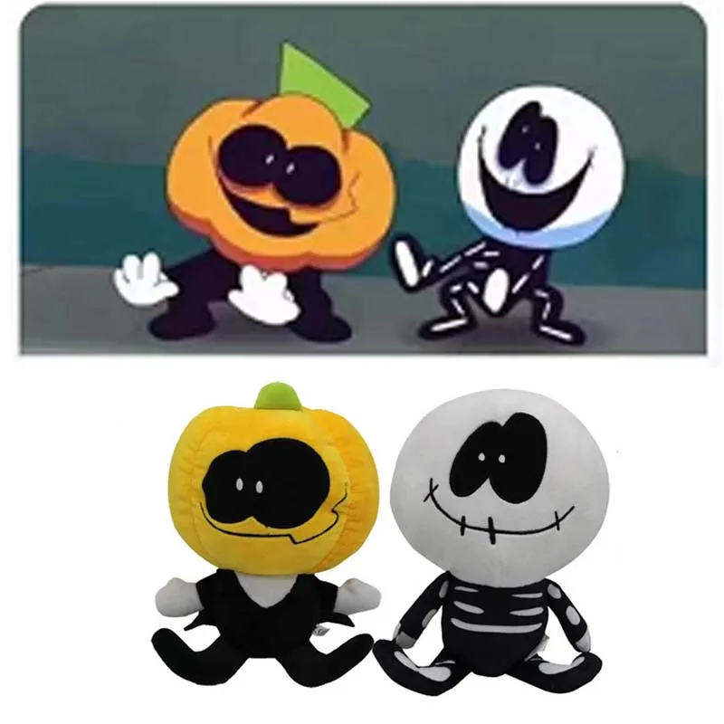 

Hot Game Tricky The Clown Friday Night Funkin Plush Toys Cute Anime Skid Pump Stuffed Dolls Toy Gifts For Children