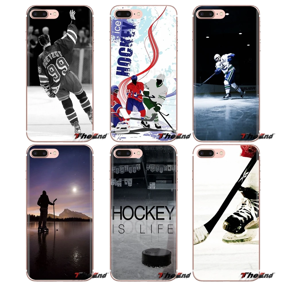 For Huawei G7 G8 P7 P8 P9 P10 P20 P30 Lite Mini Pro P Smart Plus 2017 2018 2019 Love Sport Ice Hockey Team Transparent Soft Case |