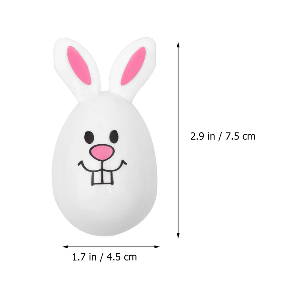 

24pcs Easter Eggs Empty Eggshells Rabbit Shaped Egg Plaything Party Favors