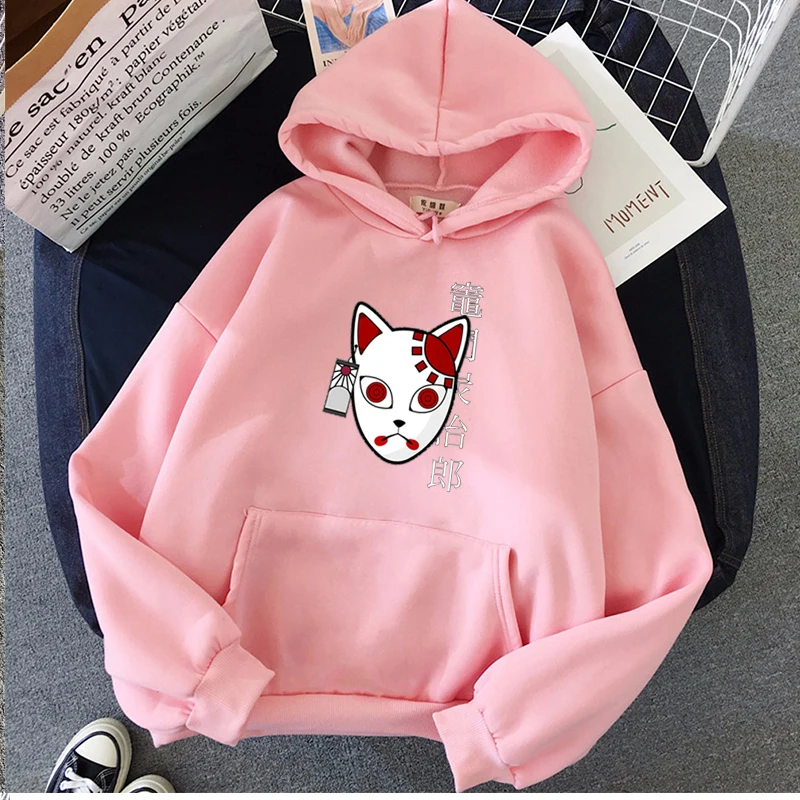Лидер продаж женские толстовки с капюшоном кавайное смешное камадо незуко и