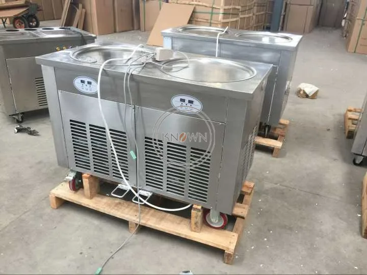 Плоская сковорода Таиланд машина для приготовления мороженого коммерческая