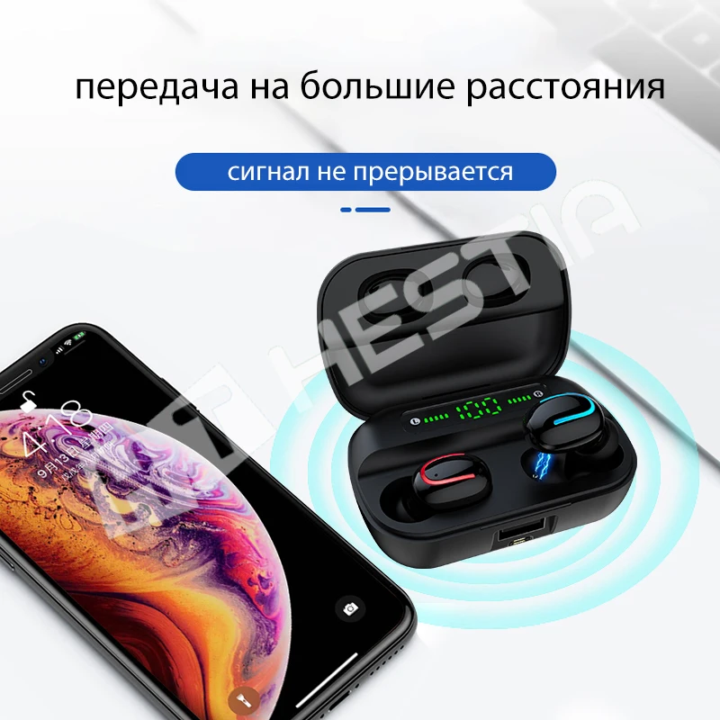 HBQ Q32, Bluetooth наушники, TWS, беспроводные наушники, наушники True Blutooth, Bloototh, гарнитура Bleutooth 5,0, наушники для IPhone