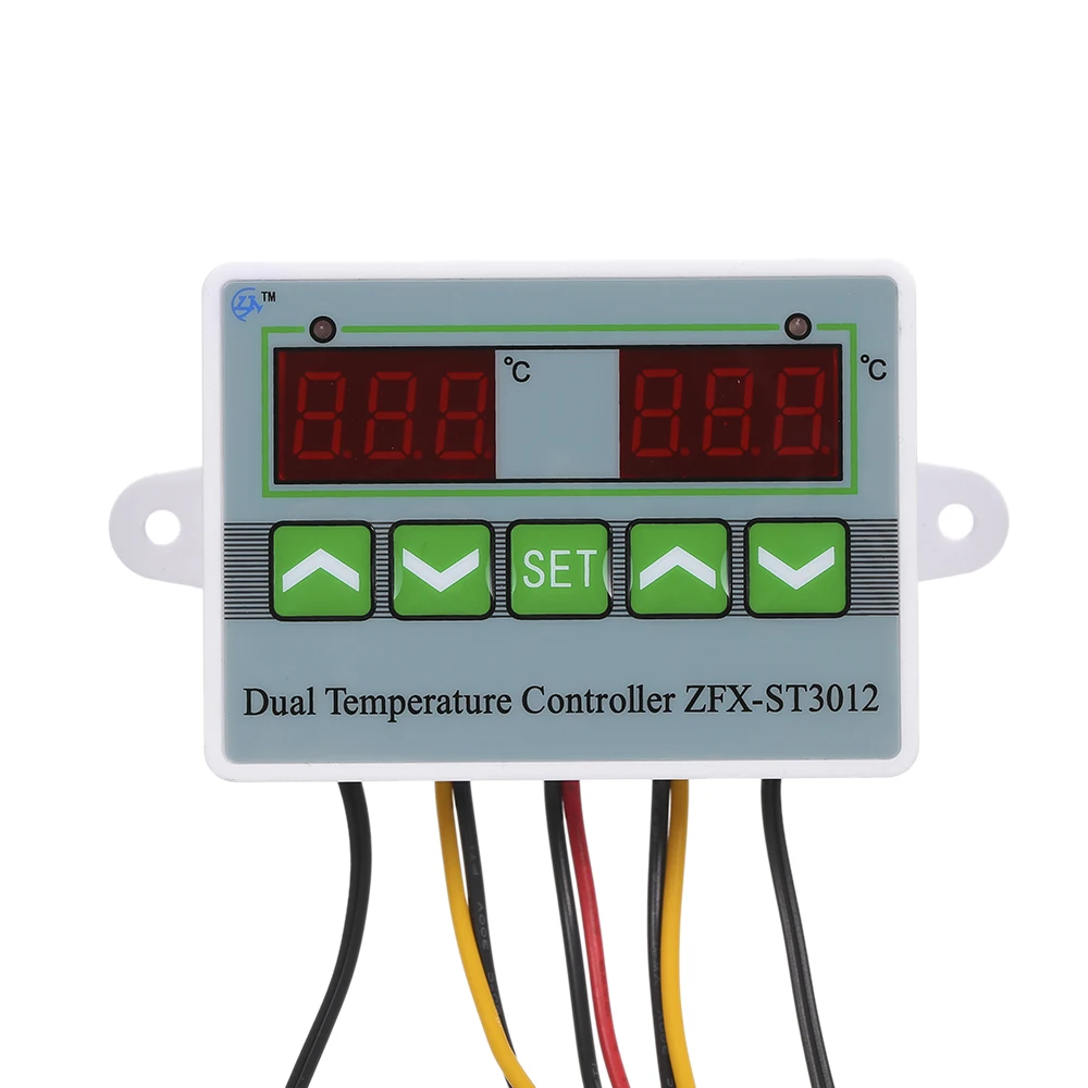 Микрокомпьютер интеллектуальный двойной регулятор температуры 220 В/1500 Вт