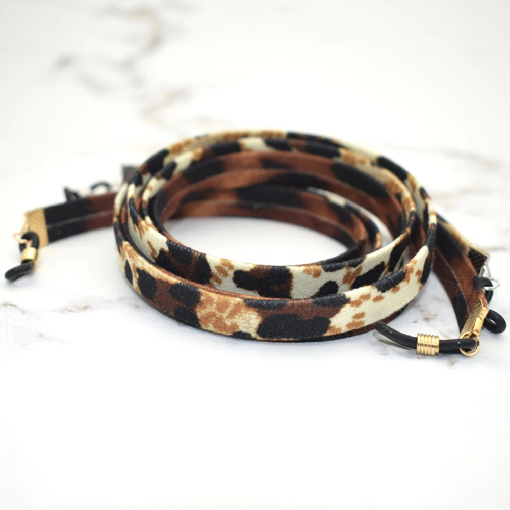 Леопардовый принт ремешок солнцезащитные очки шнурком на шею аксессуары для