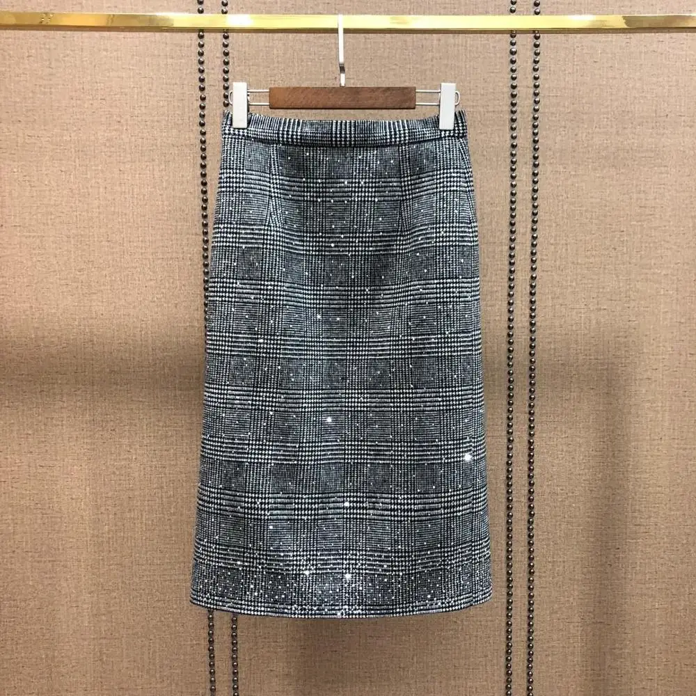 Новинка 2020 Женская юбка со стразами стиль для отдыха|Женские юбки| |