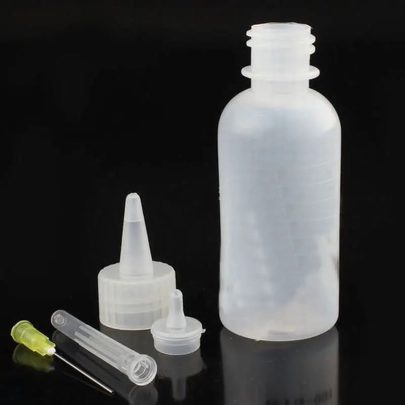 2 шт. 50 мл Наконечник иглы для пайки жидкий флюс алохол диспенсер масла