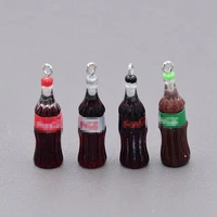 1020pcs cute resin coke bottle charms pendants handmade accessories jewelry diy earring necklace keychain