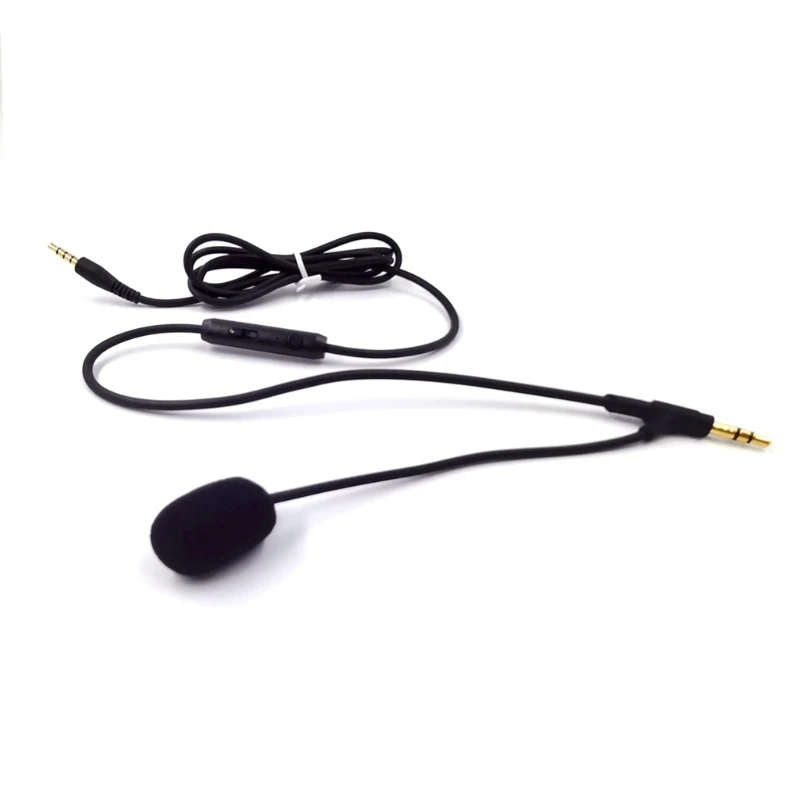 

1.2M Boom Microphone Cable Mic For 3.5mm Headphone With Condenser Mic For Phone