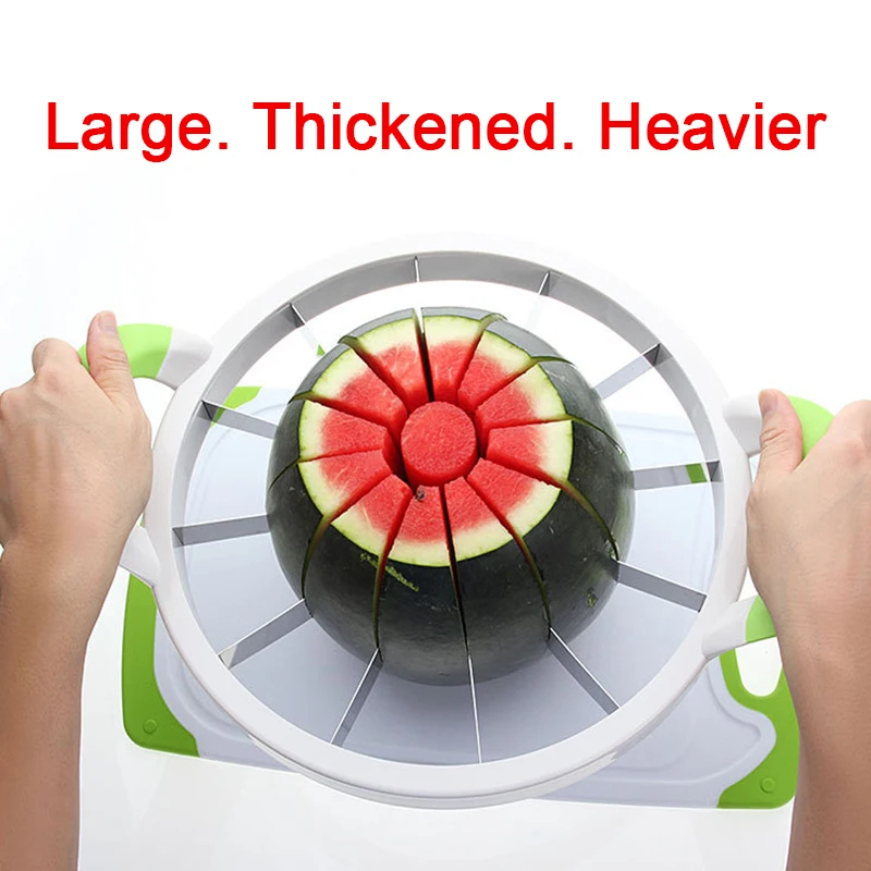 Кухонная ломтерезка для арбуза большая разделитель дыни из нержавеющей стали