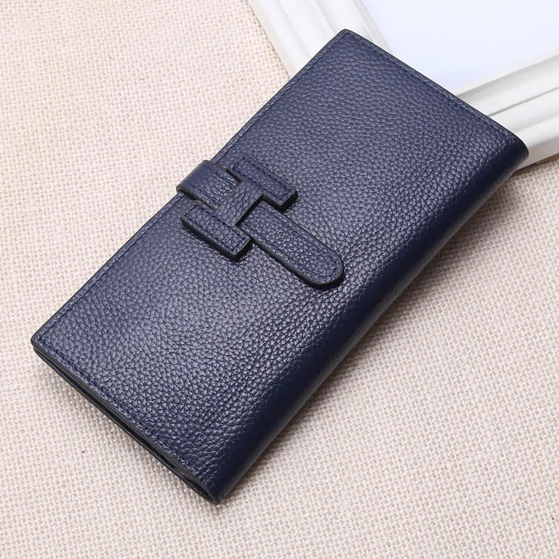 Новое поступление Брендовые женские кошельки клатч из 100% натуральной кожи