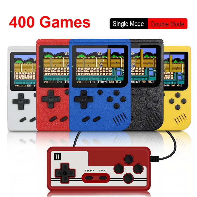 

Built-in 400 games Retro Portable Mini Handheld Video Game Console 8-Bit 3.0 Inch Color LCD Kids Color Game Player