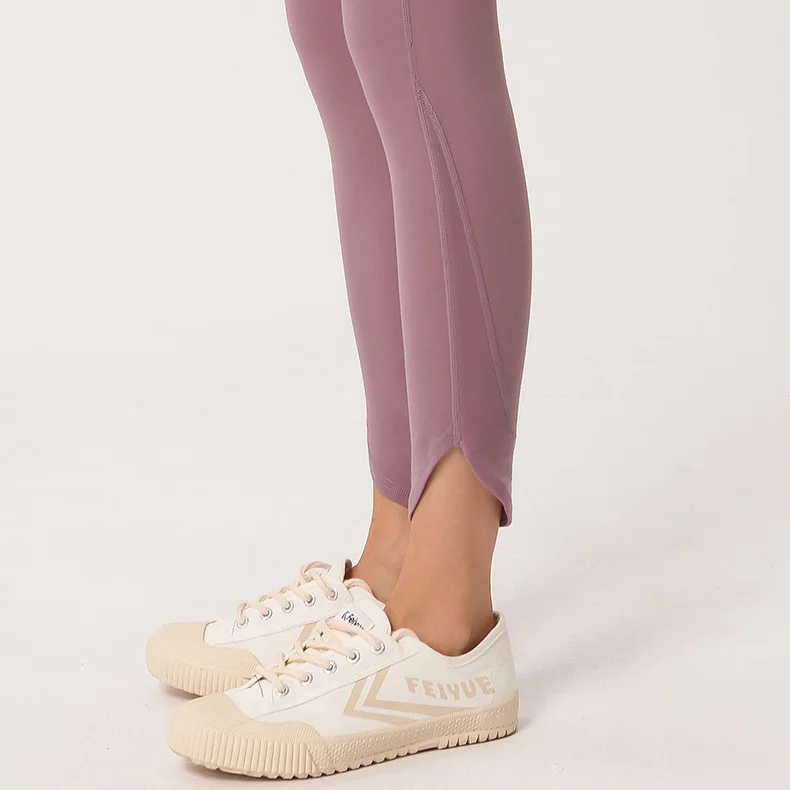 

Athletic Long Tights Girls Gym Running Workout Trousers Fitness Yoga Pants for Women High Waist Solid Pocket Sports Leggings