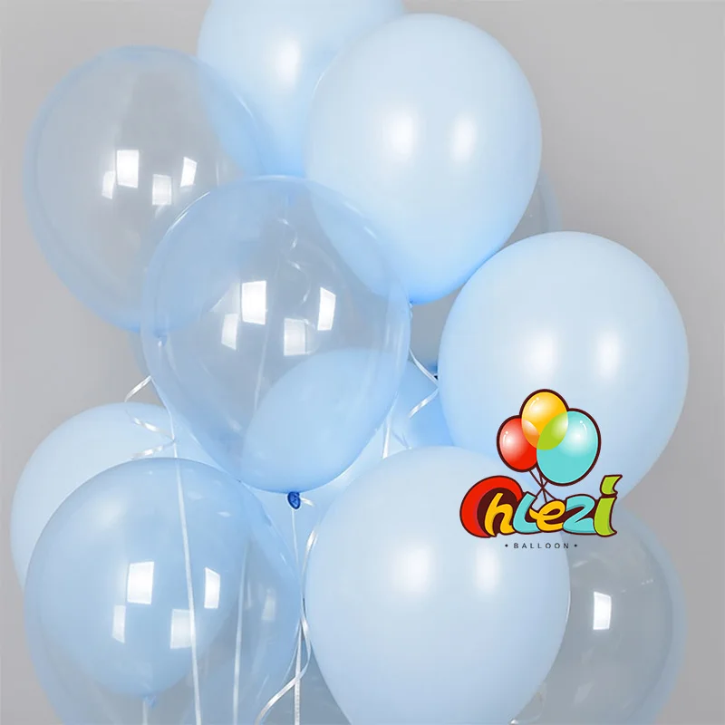 20 штук 10 дюймов с украшением в виде кристаллов латексных воздушных шаров Макарон