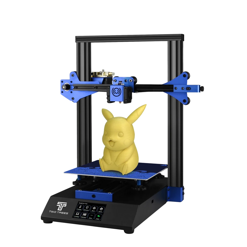Два дерева 3d принтер Bluer автоматическое выравнивание полностью металлический 3d принтер Drucker большой размер печати DIY наборы Горячая кровать