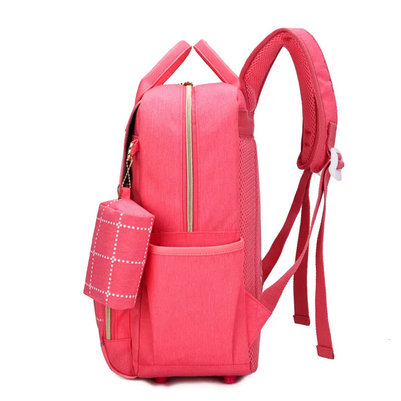 for School Bags 3PCS/SETS Girls Children Backpacks Primary Students Backpack Waterproof Schoolbag Grades 1-3 Kids mochila