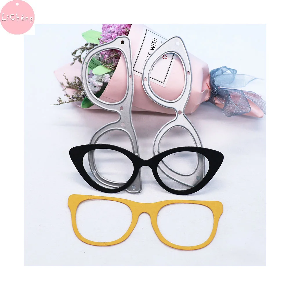 Солнцезащитные очки металлический Трафаретный вырубной штамп Скрапбукинг формы